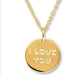 Star Wars Necklace I Love You/I Know 10K